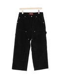 シュプリーム SUPREME 24AW Suede Double Knee Painter Pant スエードダブルニーペインターパンツ 30 黒 /KH