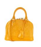 ルイヴィトン LOUIS VUITTON アルマBB ヴェルニ ハンドバッグ ショルダーバッグ 2WAY ジョーヌパッション M91697 /KH ■OH