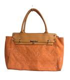 ピンキー&ダイアン ピンダイ PINKY&DIANNE トートバッグ エナメル ベージュ ■GY99