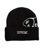 シュプリーム SUPREME × MFDOOM ニット帽 ビーニー 黒 ブラック
