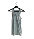オンライン限定 BABY BLUE RIB TANK バックホースシュープリント タンクトップ S ライトブルー ☆AA★