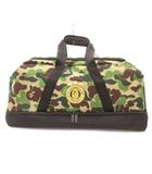 アディダス adidas × A BATHING APE タグ付き BAPE DUFFLE BAG ボストンバッグ ダッフル カモフラ柄 迷彩 ロゴ 緑 グリーン GY8236 /JS ■GY18