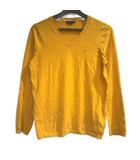 トミーヒルフィガー TOMMY HILFIGER ニット セーター 長袖 黄 イエロー  M ■GY99