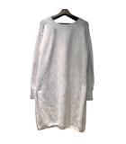 ヴィヴィアンタム VIVIENNE TAM ニットワンピース タートルネック ロング 38 グレー ■GY99
