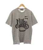 コムデギャルソンブラック COMME des GARCONS BLACK ナイキ NIKE タグ付き Country TEE カントリーTシャツ カットソー 半袖 XXL グレー 1E-T103 /KH
