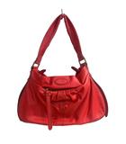 ランセル LANCEL ハンドバッグ ワンショル 合皮 赤 レッド ■GY99