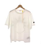 モンクレール MONCLER 23SS Tシャツ カットソー 半袖 M 白 ホワイト グラフィックプリント I109F8C00003 /YM