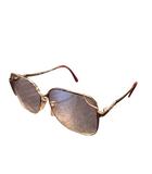 ランバン LANVIN 眼鏡 度あり 60□14-135 シルバーカラー 茶 ブラウン ■GY99