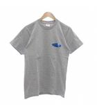 シュプリーム SUPREME 美品 USA製 Lagoon Tee Tシャツ S 半袖 ロゴプリント グレー /NU ■GY18