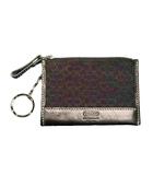 コーチ COACH カードケース シグネチャー キャンバス レザー 切り替え 黒 ブラック ■GY99