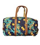 ロエベ LOEWE COLECCION JEREZ コレクションライン  ボストンバッグ キャンバス ロゴ 総柄 マルチカラー