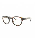 モスコット MOSCOT LEMTOSH レムトッシュ TORTOISE アイウェア 伊達眼鏡 メガネ べっ甲柄 46□24 145 クリア 茶 ブラウン /BB ■AD ▲H
