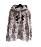 アンダーアーマー UNDER ARMOUR パーカー フーディー 長袖 総柄 XL グレー系