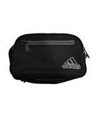 アディダス adidas ボディバッグ ウエストポーチ 90s ロゴ 黒 ブラック ■GY06