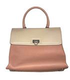 サルヴァトーレフェラガモ Salvatore Ferragamo Trifolio ガンチーニ ハンドバッグ 21-I218 ピンク ■BM