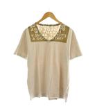 Tシャツ カットソー 半袖 ロゴ M ベージュ S30GC9986 /AN71