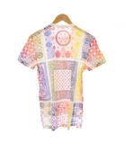 フラグメント ペイズリー モノグラム Tシャツ 半袖 クルーネック 切替 XS 白 ホワイト マルチカラー /BB