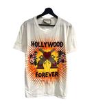 グッチ GUCCI HOLLYWOOD FOREVER Tシャツ カットソー 刺繍 半袖 XS 469307 X9C65 白 ホワイト