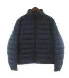 プラダ PRADA ダウンジャケット 三角ロゴ トライアングル 止水ジップアップ フード SGN539 R172 Q04 紺 ネイビー /KW ■GY18