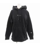 チャンピオン CHAMPION リバースウィーブ REVERSE WEAVE パーカー フーディー プルオーバー ロゴ刺繍 裏起毛 S 黒 ブラック /GV