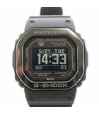 カシオジーショック CASIO G-SHOCK G-SQUAD 5600 腕時計 メタル デジタル 電波ソーラー Bluetooth 20気圧防水 箱付き シルバーカラー 黒 ブラック DW-H5600MB-1JR /MW