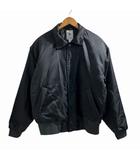 アディダス adidas 美品 ボンバージャケット ブルゾン ロゴ 黒 ブラック L