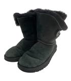 アグ オーストラリア UGG australia BAILEY BUTTON II ショートブーツ ムートン 24cm 黒 ブラック 1016226