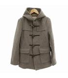 ダッフルコート メルトン ショート丈 M グレージュ /UO ■GY18