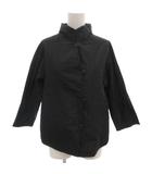 ケイコキシ KEIKO KISHI by nosh ジャケット  バンドカラー アウター 2 黒 ブラック /KR ■YHS15