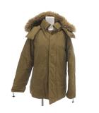 ダウンジャケット F カーキ ファー付きフード フード取り外し可能  /KR ■YHS10