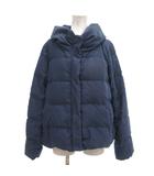 ダウンジャケット 4 スタンドカラー ジップアップ 青 ブルー /NU ■YHS15