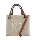 ロエベ LOEWE ANAGRAM TOTE MINI BAG トートバッグ ショルダー 2WAY アナグラム 刺繍 ジャガード A717S74X01 /AE ■WY