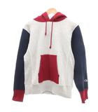チャンピオン CHAMPION リバースウィーブ パーカー フーディー プルオーバー M 長袖 グレー 紺 ネイビー 赤 レッド /NU ■YHS13