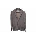 デザインワークス DESIGNWORKS ジャケット 上着 ニット ベージュ コットン 綿 48