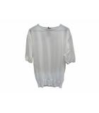 ジム gim Tシャツ 半袖 ニットT ホワイト LL