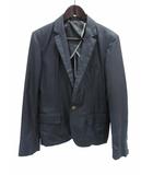 ヴァンキッシュ VANQUISH ジャケット 上着 ネイビー 艶加工 M