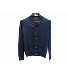 コルネリアーニ Corneliani カーディガン ネイビー ハイゲージ ウール 50