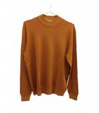 グランサッソ GRAN SASSO モックネックセーターオレンジ