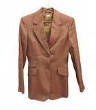 ジャケット オレンジ リネン 40サイズ