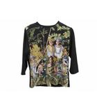 7分袖 Tシャツ 1671325-99 ブラック 9サイズ