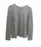 ティーバイアレキサンダーワン T by Alexanderwang 長袖 Tシャツ 麻 リネン グレー XS