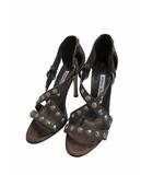 マノロブラニク MANOLO BLAHNIK スタッズ付サンダル