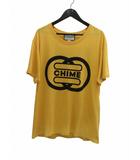 グッチ GUCCI 半袖 Tシャツ 493117 XJCCS イエロー 綿 Lサイズ