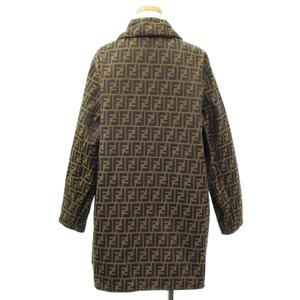フェンディ FENDI リバーシブル コート ズッカ柄 ナイロン イタリア製