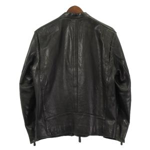 COACH コーチ　ラムレザー シングルライダース　ジャケット　S ブラック COACH コーチ ラムレザー シングルライダース ジャケット S