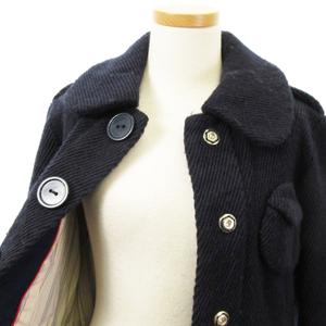 マークジェイコブス MARC JACOBS ツイル コート ロング ラウンドカラー