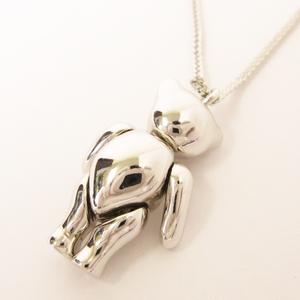 ディオールDior クマ くま ネックレス ペンダント シルバー