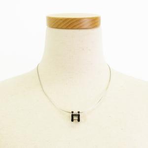 エルメス HERMES ポップアッシュ ネックレス Hモチーフ ワイヤー 
