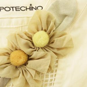 ポテチーノ POTECHINO ヴィンテージ エプロン 割烹着 長袖