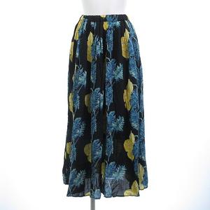 スピック&スパン Spick&Span フレアスカート 花柄 総柄 ゴムウエスト  